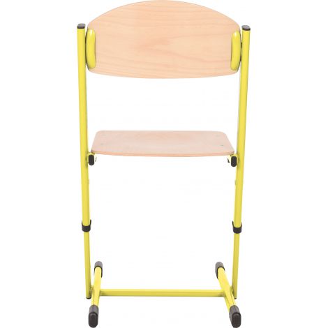 Scaun scolar ranforsat ajustabil - galben marimea 5-6 - poza 3
