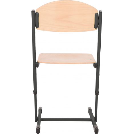 Scaun scolar ranforsat ajustabil - negru marimea 3-4 - poza 3