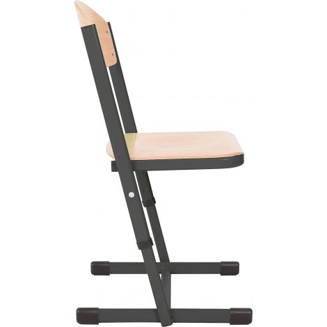 Scaun scolar ranforsat ajustabil - negru marimea 5-6 - poza 2
