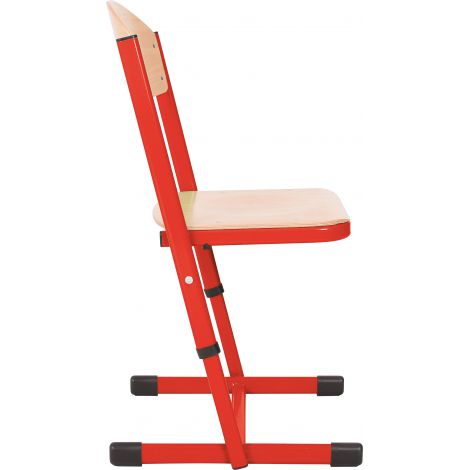 Scaun scolar ranforsat ajustabil - rosu marimea 3-4 - poza 2