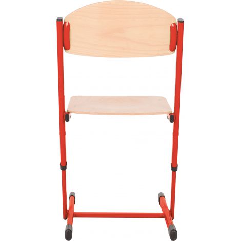 Scaun scolar ranforsat ajustabil - rosu marimea 3-4 - poza 3