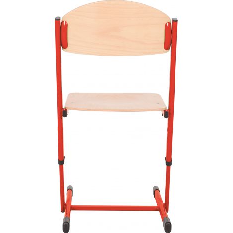 Scaun scolar ranforsat ajustabil - rosu marimea 5-6 - poza 3