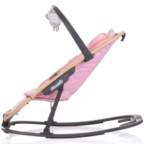 Scaunel balansoar Chipolino Senso pink marshmallow wood - poza 2