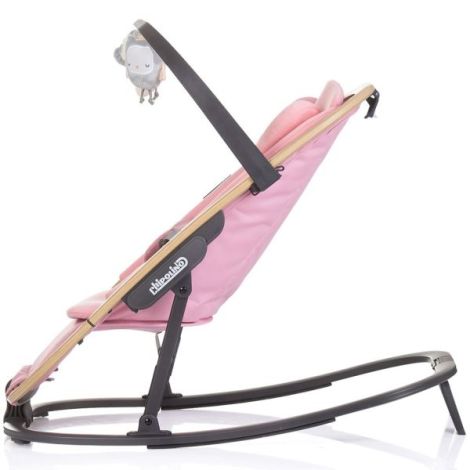 Scaunel balansoar Chipolino Senso pink marshmallow wood - poza 4