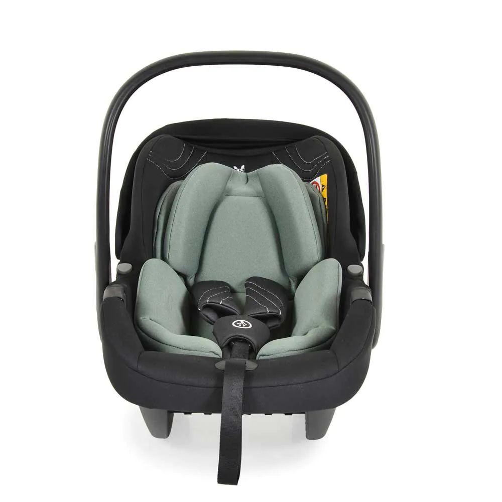 Scoica auto cu adaptori pentru carucior Cangaroo I-Size 40-83 cm Negru Verde - poza 2