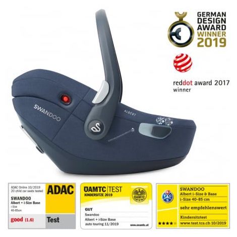 Scoica auto Swandoo Albert i-Size 1.2 Blueberry - poza 2