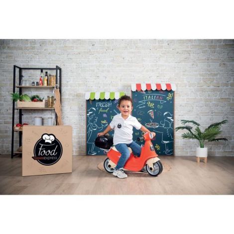 Scuter Smoby Scooter Ride-On Food Express rosu - poza 5
