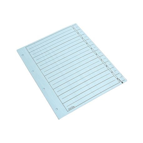 Separator A4 carton 10 bucati set bleu