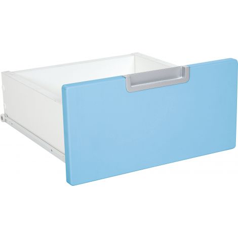 Sertar ingust pentru dulap Quadro - albastru deschis