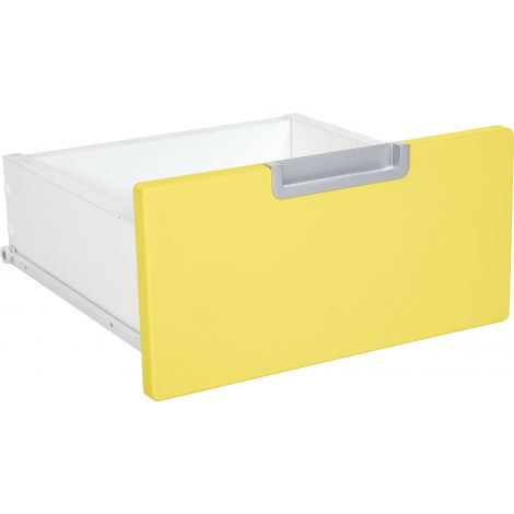 Sertar ingust pentru dulap Quadro galben