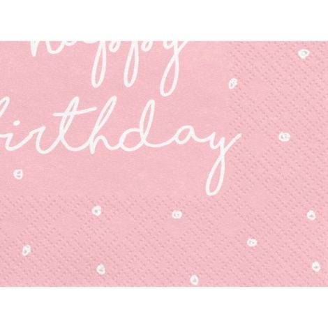 Servetele happy birthday 33x33 cm - poza 2