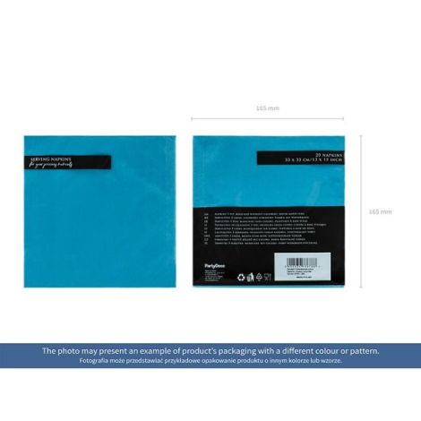 Servetele happy birthday 33x33 cm - poza 3