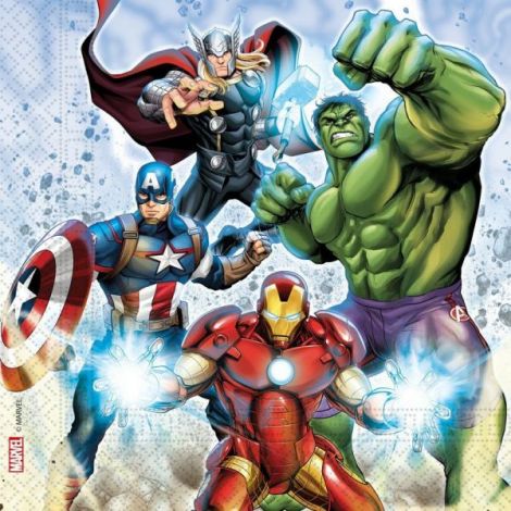 Servetele petrecere avengers 33x33 cm Procos PR93873 - poza 1