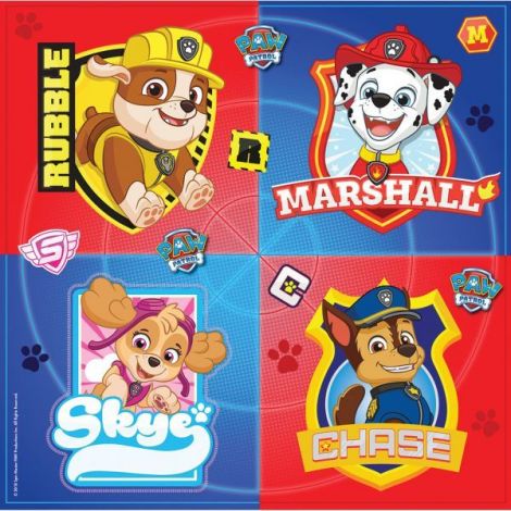 Servetele petrecere paw patrol 33x33 cm - poza 1