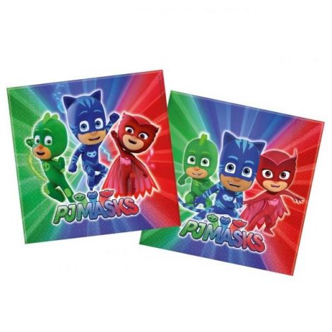 Servetele petrecere pj mask 33x33 cm Procos PR88633 - poza 1