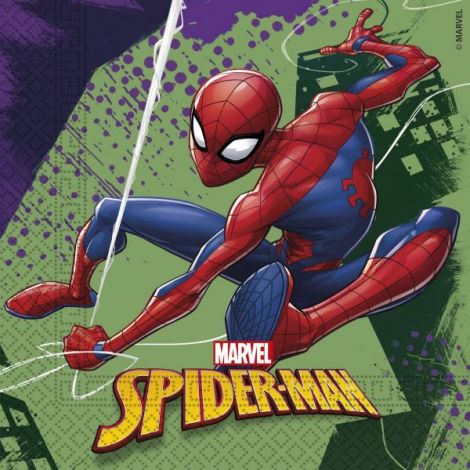 Servetele petrecere spiderman 33x33 cm - poza 2