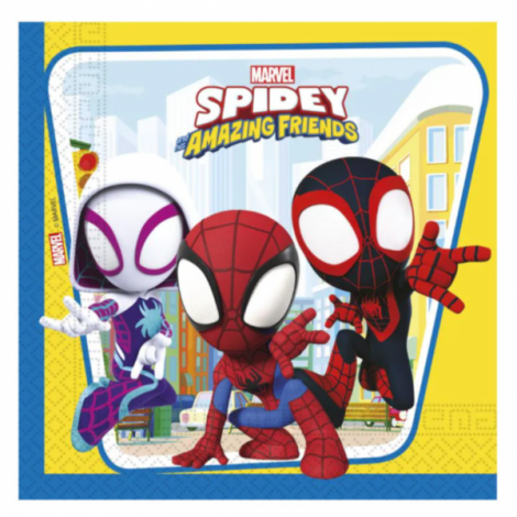 Servetele petrecere spidey 33x33 cm Procos PR94878 - poza 2