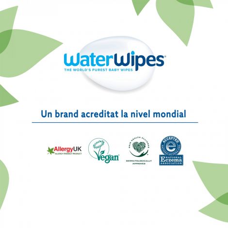 Servetele umede Biodegradabile Water Wipes, 4 pachete x 60 buc, 240 buc - poza 4