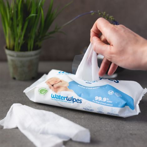 Servetele umede Biodegradabile Water Wipes, 4 pachete x 60 buc, 240 buc - poza 5