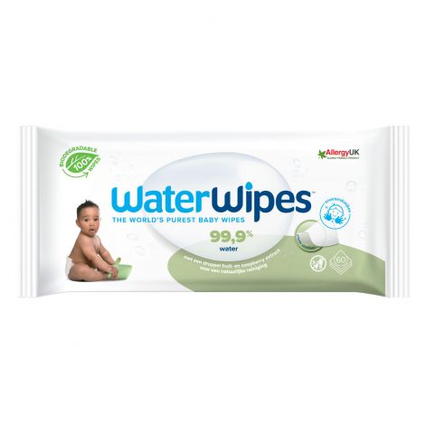 Servetele umede Biodegradabile Water Wipes Soapberry, 60 buc - poza 1