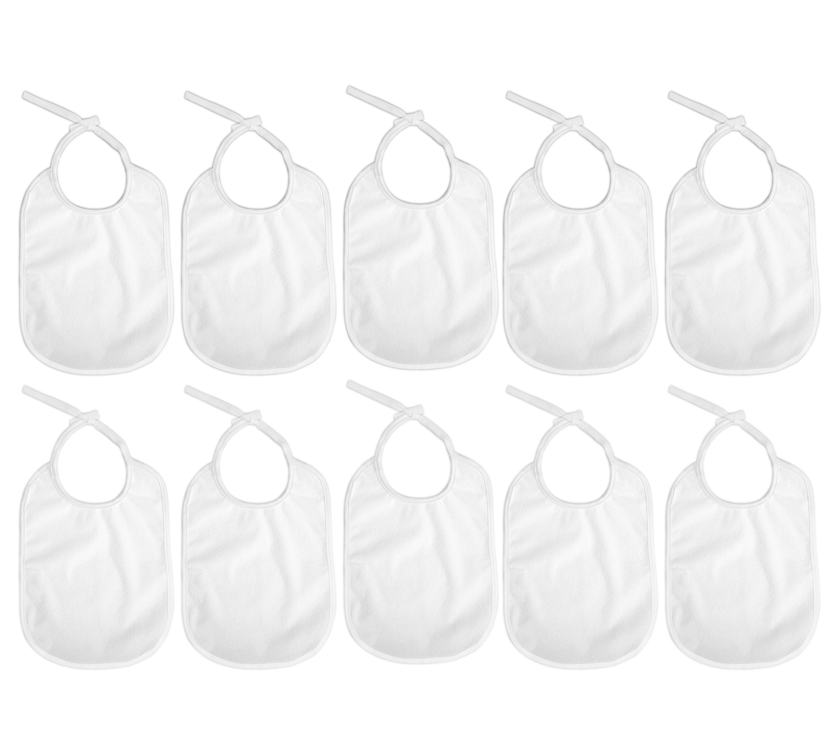 Set 10 bavete Lorelli white