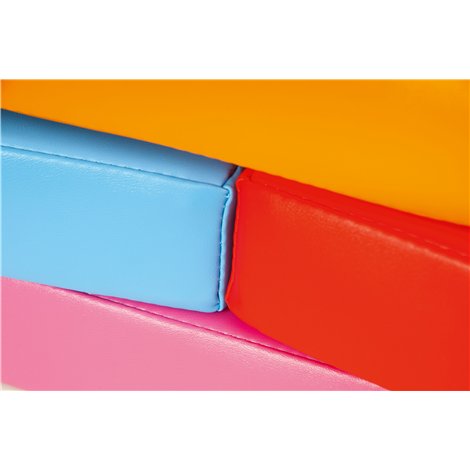 Set 10 caramizi din spuma cu huse detasabile,24x12x6 cm, cu certificat Oeko-Tex, cresa si gradinita - poza 3
