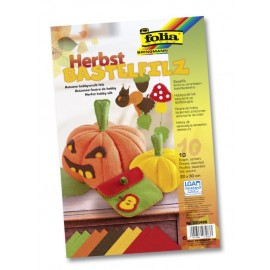 Set 10 coli fetru colorat Toamna