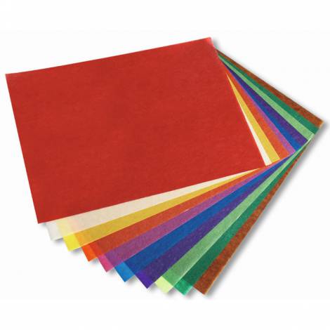 Set 10 coli hartie transparenta colorata - poza 2