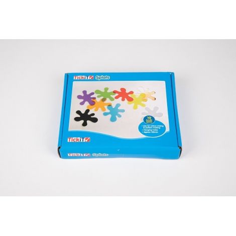 Set 10 figurine translucide Pete de culoare pentru mese si tablete luminoase - poza 4