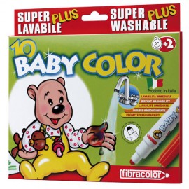 Set 10 markere superlavabile pentru copii mici