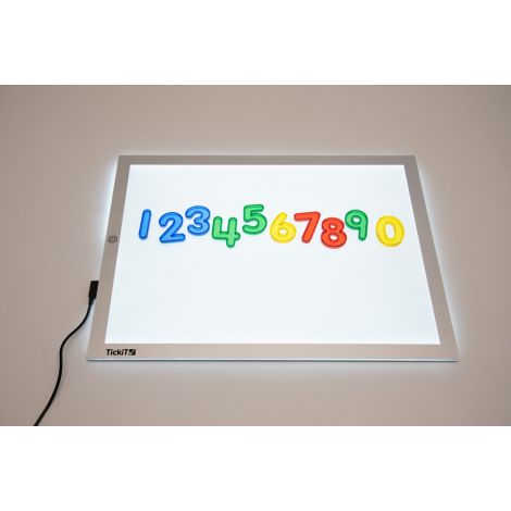 Set 10 numere translucide mari pentru mese si tablete luminoase - poza 3