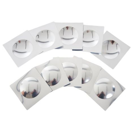 Set 10 oglinzi concav-convex pentru utilizare la gradinita, scoala - poza 1