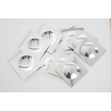 Set 10 oglinzi concav-convex pentru utilizare la gradinita, scoala - poza 2