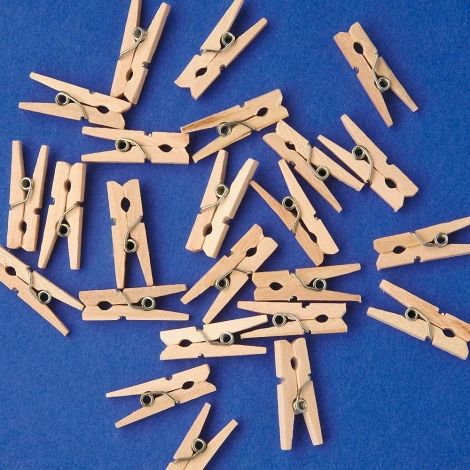 Set 100 clestisori rufe 25 mm natur, pentru activitati de creatie - poza 3