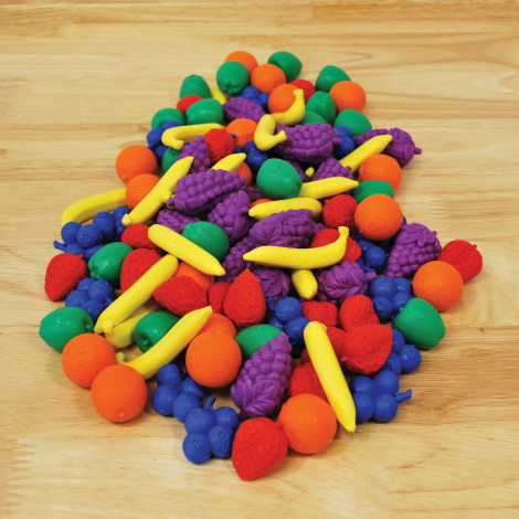 Set 108 de fructe diverse pentru numarat si sortat - poza 2
