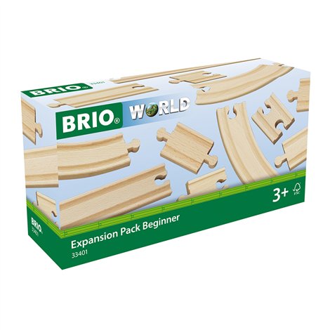 Set 11 bucati sine drepte si curbate pentru trenulete BRIO, 3+ ani