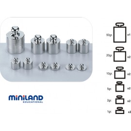 Set 11 greutati metalice pentru balante - poza 2