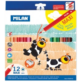 Set 12 creioane colorate Maxi - Milan - poza 2