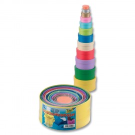 Set 12 cutiute colorate din carton - poza 1