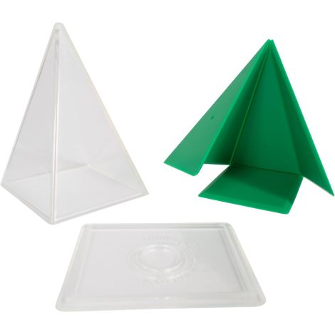 Set 12 de corpuri geometrice cu dubluri pliabile - poza 3