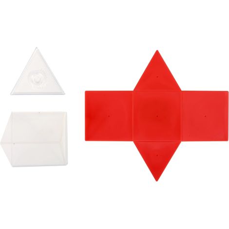 Set 12 de corpuri geometrice cu dubluri pliabile - poza 5