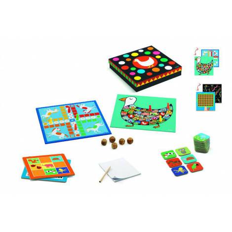 Set 12 jocuri clasice pentru copii, +4 ani, Djeco DJ05218 - poza 5