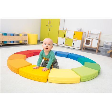 Set 12 pufuri Four Seasons, fiecare 38,5 x 27,5 x 8 cm, cresa si gradinita - poza 2