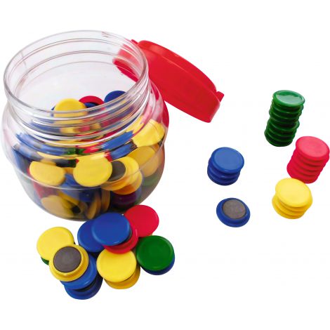 Set 120 de magneti colorati pentru tabla - poza 1