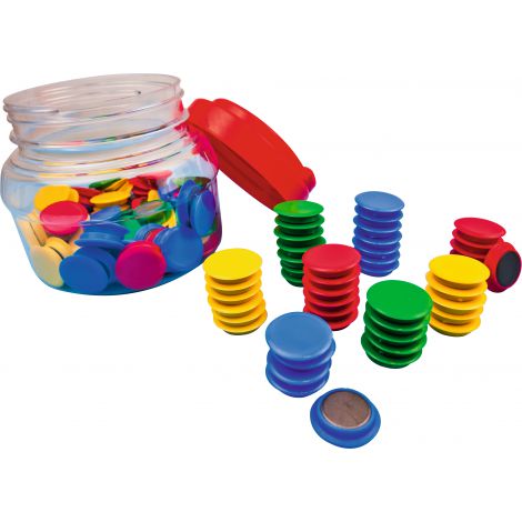 Set 120 de magneti colorati pentru tabla - poza 2