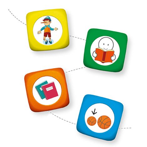 Set 15 Cuburi cu povesti Story Cubes cu ghid pedagogic si suport audio in limba romana - poza 2