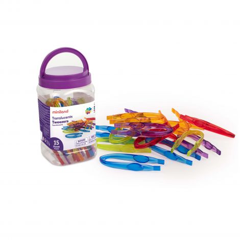 Set 15 pensete translucide pentru dezvoltarea motricitatii - poza 1