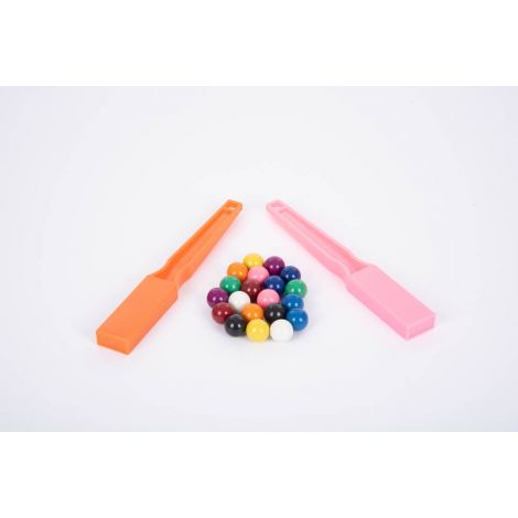 Set 2 baghete magnetice si bile pentru experimentare magnetism - poza 4