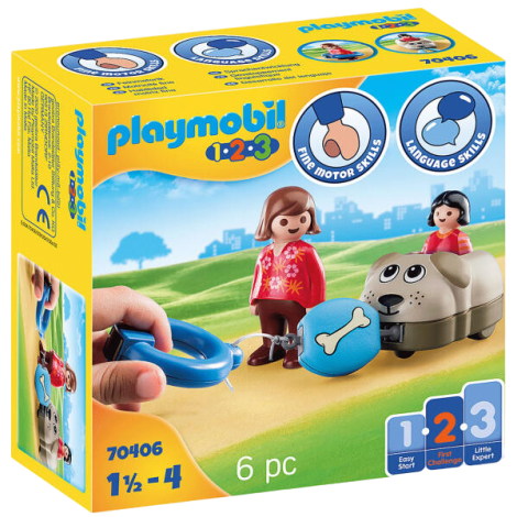 Set 2 figurine 1.2.3 Mama si Fetita Playmobil PM70406