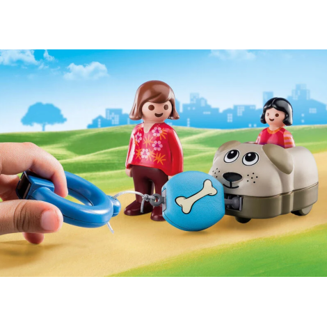 Set 2 figurine 1.2.3 Mama si Fetita Playmobil PM70406 - poza 3